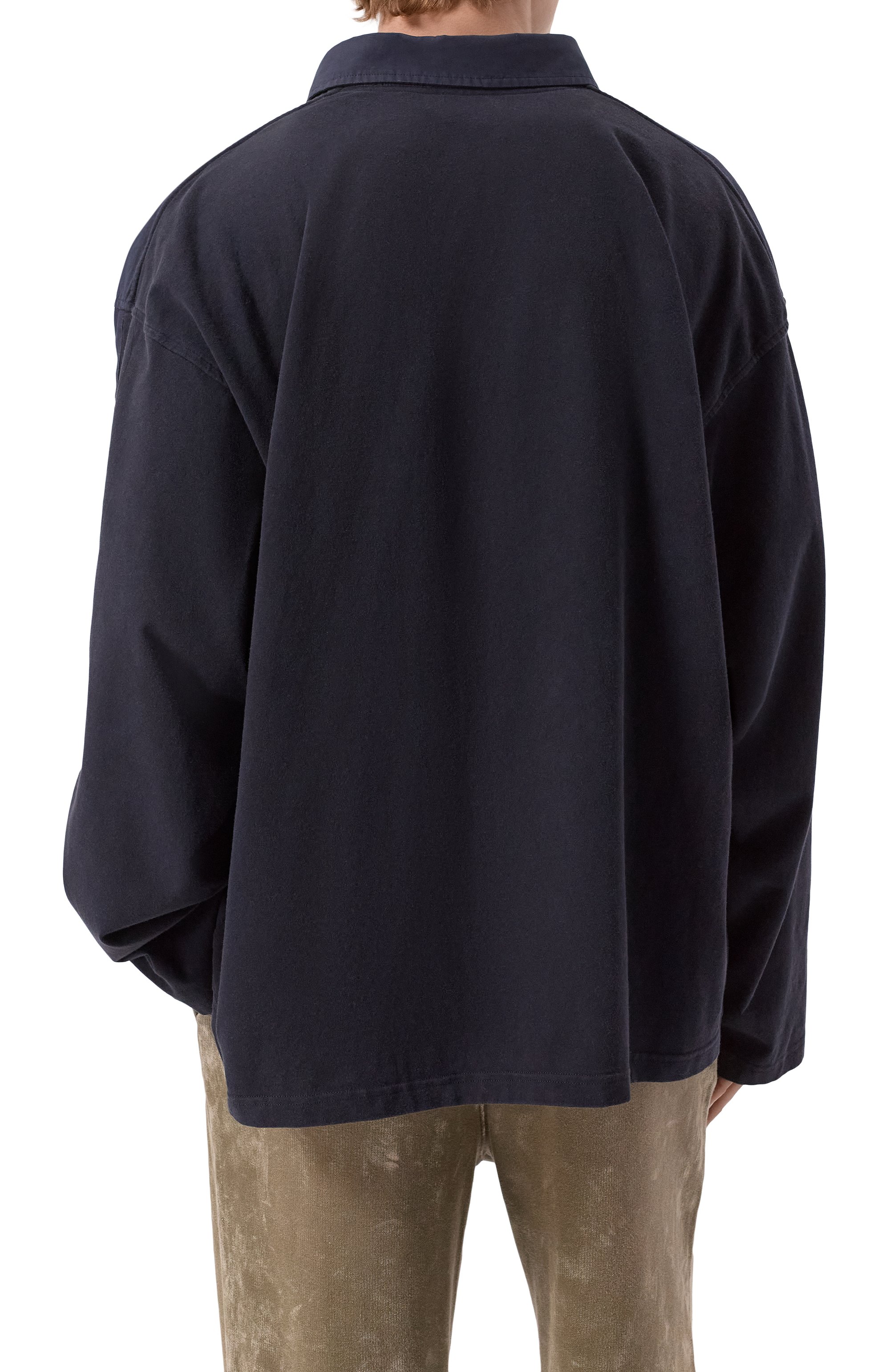 Хлопковая рубашка BALENCIAGA, арт. 839192/TNM60, фото 4