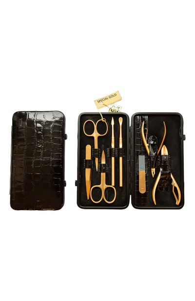 Женский маникюрный набор KIEHL SOLINGEN, арт. 9538/23G Special Gold Dakar black
