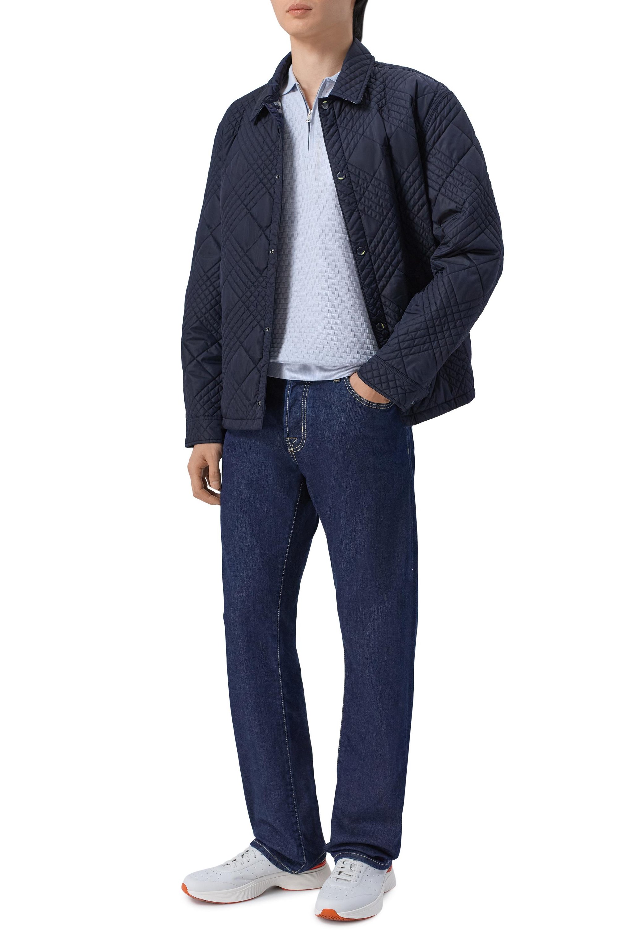 Хлопковое поло PAUL&SHARK, арт. 26411633_001, фото 2