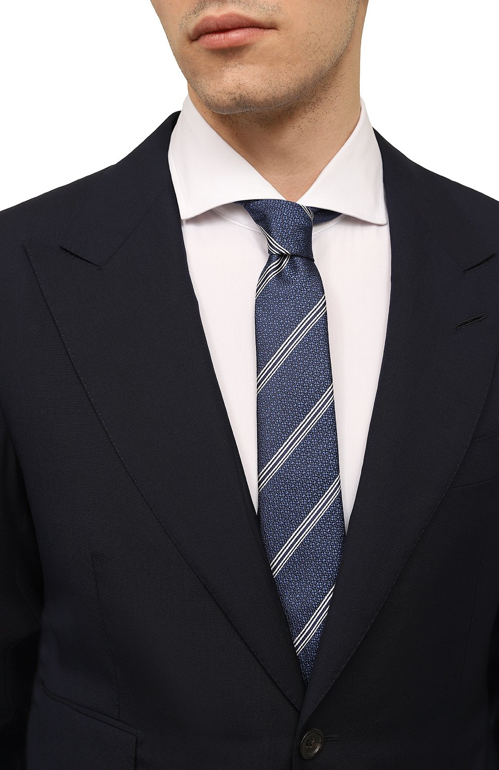 Шелковый галстук CANALI, арт. 18/HJ03666, фото 2