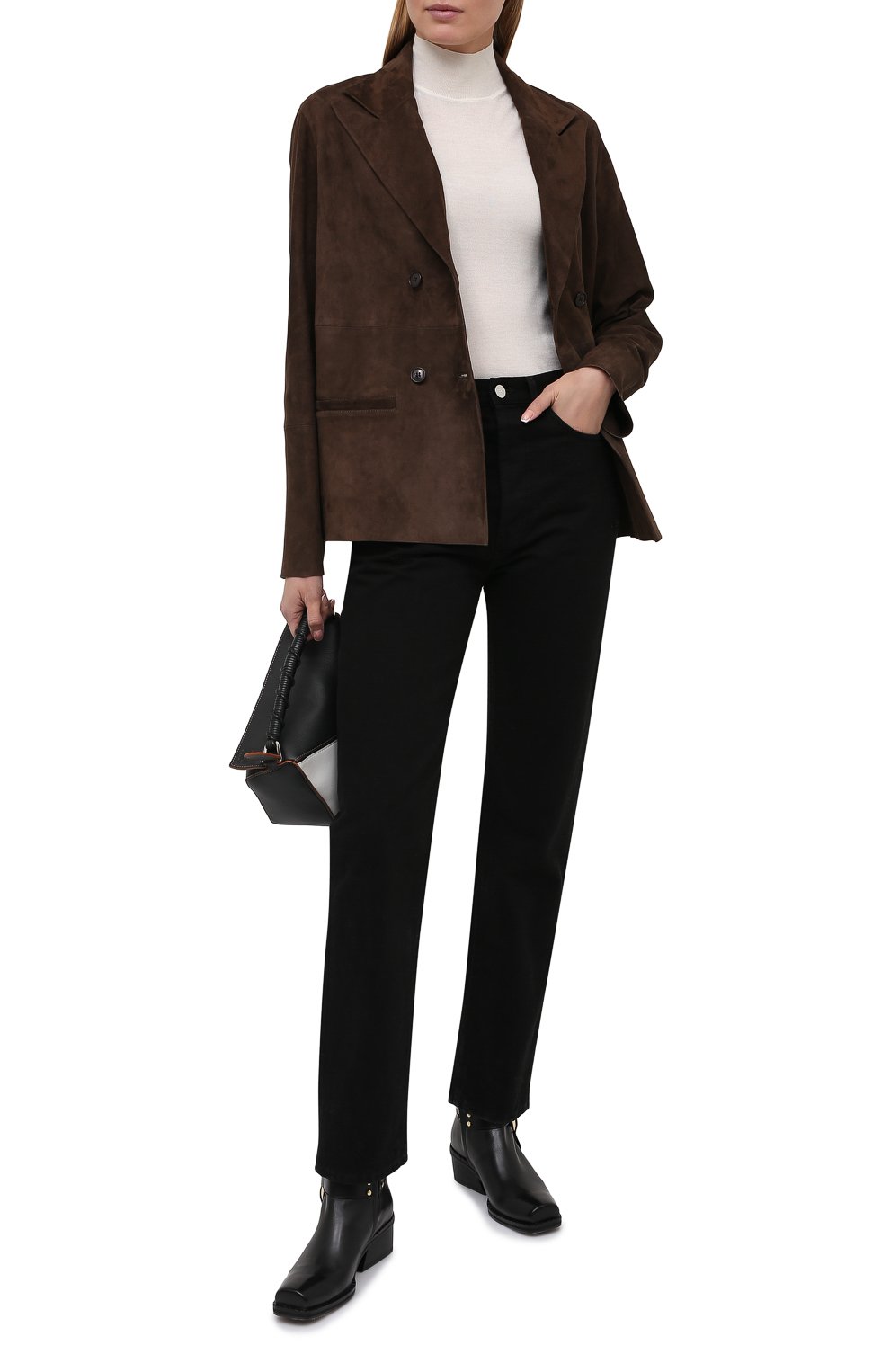 Замшевый жакет INES&MARECHAL, арт. FRACAS AGNEAU VEL0URS, фото 2