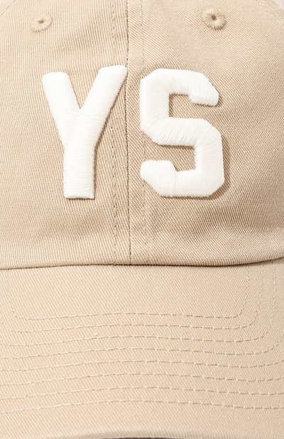 Хлопковая бейсболка YS ARMY PARIS бежевого цвета по цене 13700 руб., арт. 23EFA026XXM30X, фото 4 Хлопковая бейсболка YS ARMY PARIS, арт. 23EFA026XXM30X, фото 4