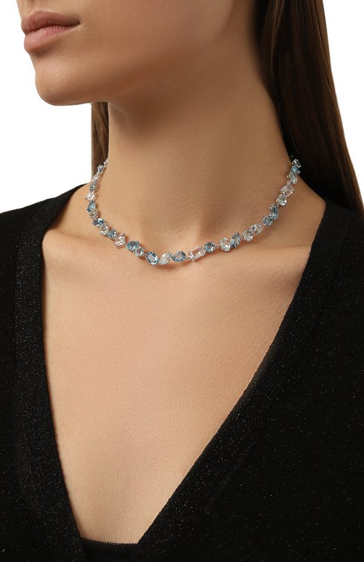 Колье Gema Swarovski 5666007 Голубой  5666007 Фото 2