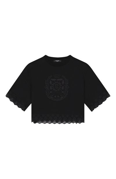 Хлопковая футболка BALMAIN, арт. BY8B21