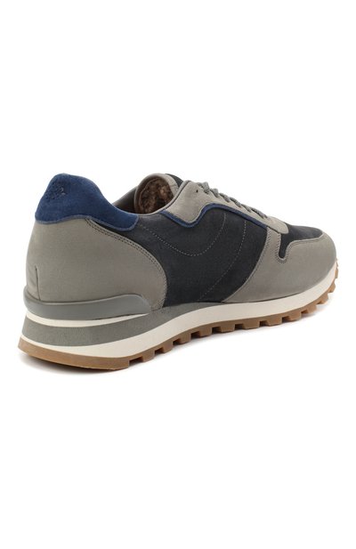 Замшевые кроссовки ANDREA VENTURA FIRENZE, арт. SPRINTER/SHEARLING/NABUK+CACHEMIRE/SPR-AWG, фото 4