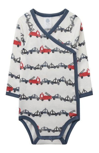 Хлопковое боди SANETTA, арт. 324020, фото 1