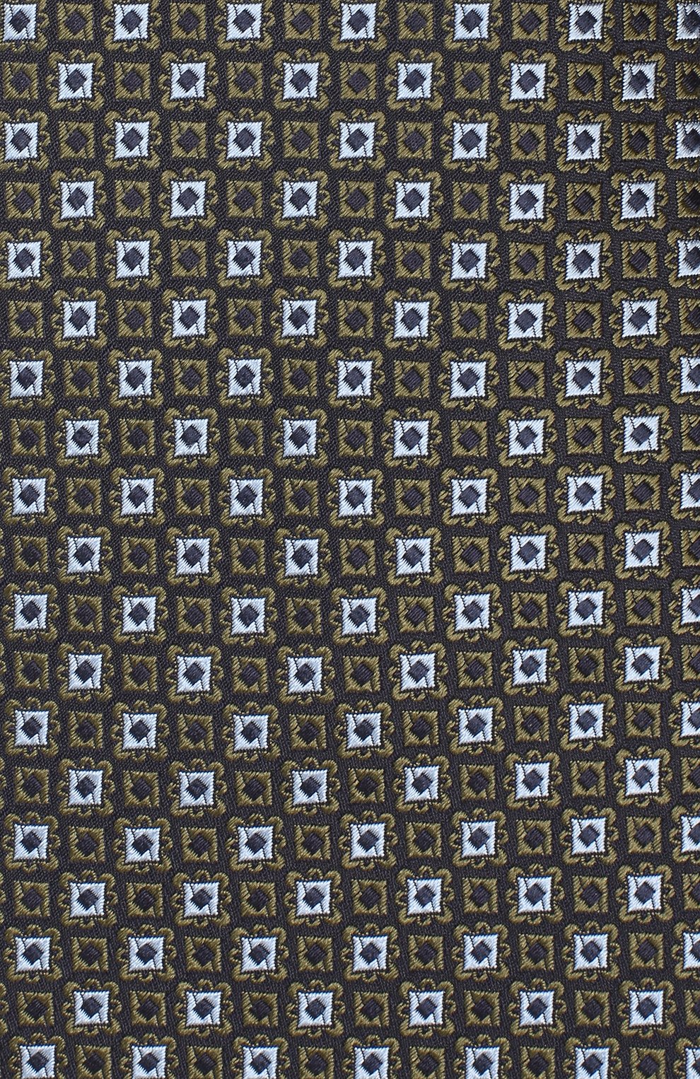 Шелковый галстук ZEGNA темно-зеленого цвета по цене 18950 руб., арт. Z6E06/1UM, фото 3 Шелковый галстук ZEGNA, арт. Z6E06/1UM, фото 3