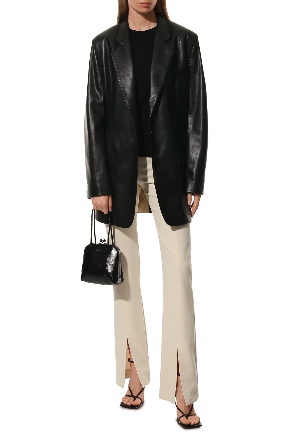 Сумка UMA WANG черного цвета по цене 76350 руб., арт. S2 W UB0016, фото 7 Сумка UMA WANG, арт. S2 W UB0016, фото 7