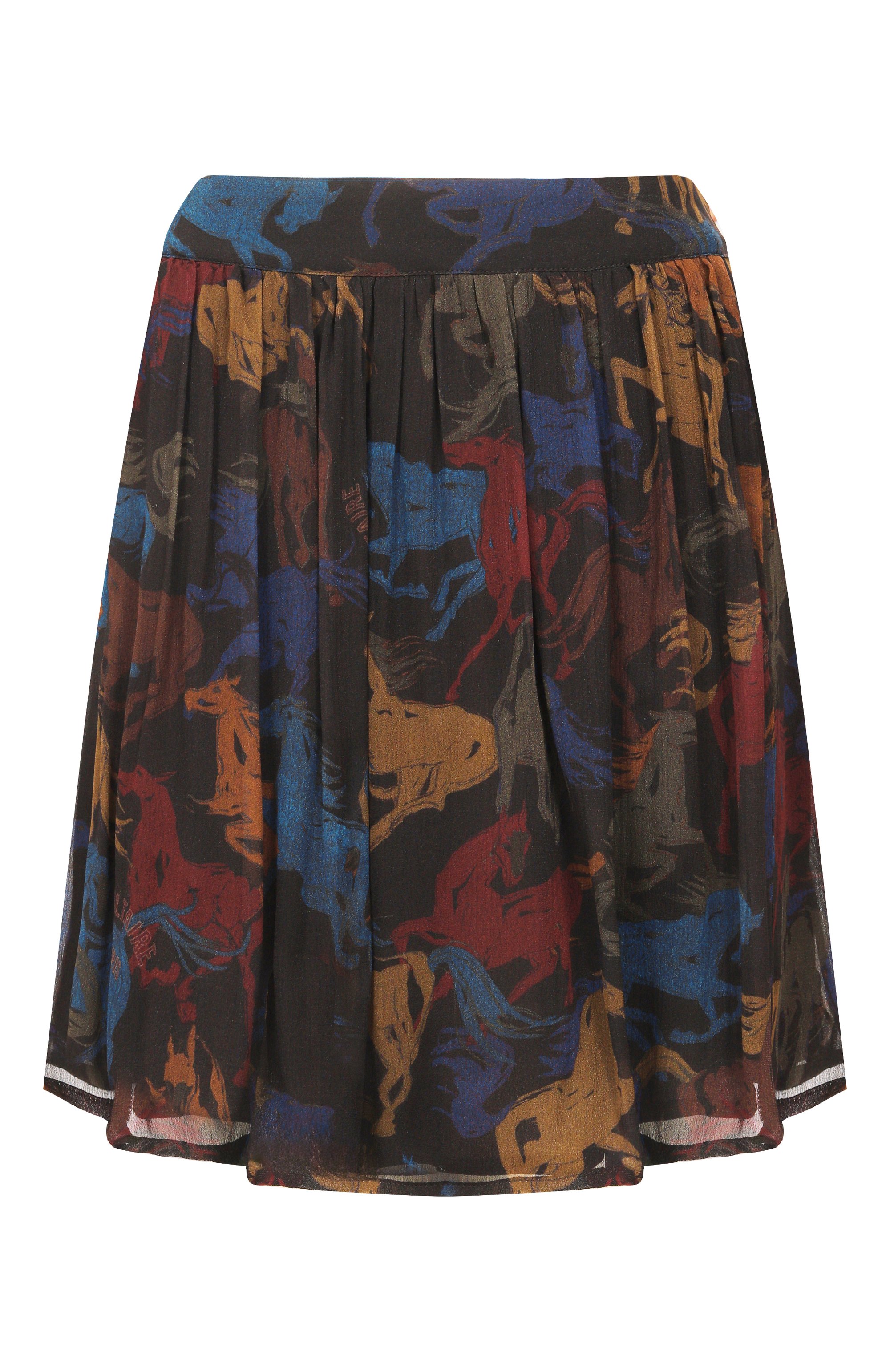 Юбка из вискозы ZADIG AND VOLTAIRE, арт. WWSK01623, фото 1
