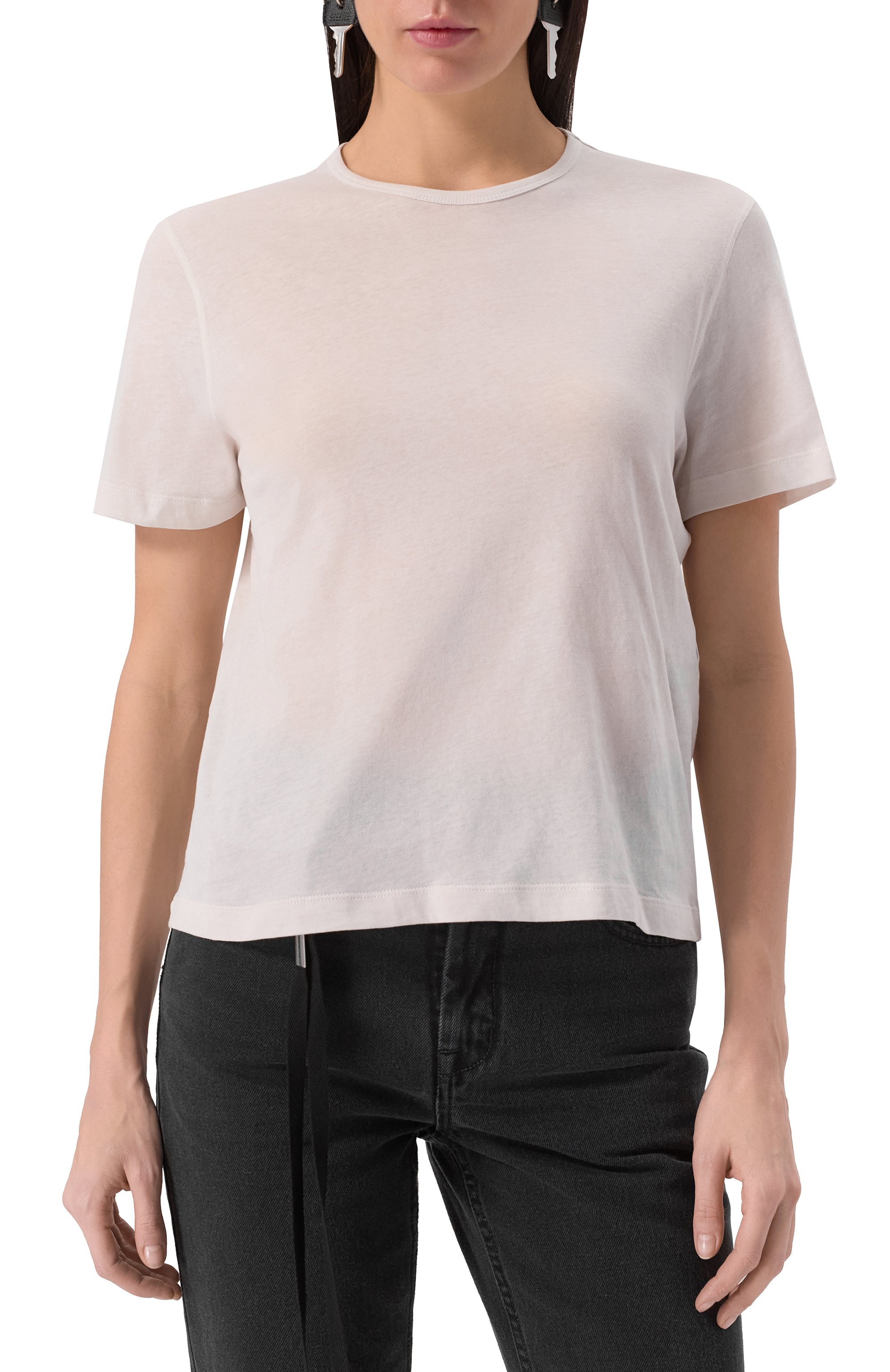 Хлопковая футболка ANN DEMEULEMEESTER, арт. B0012549/FA206, фото 3