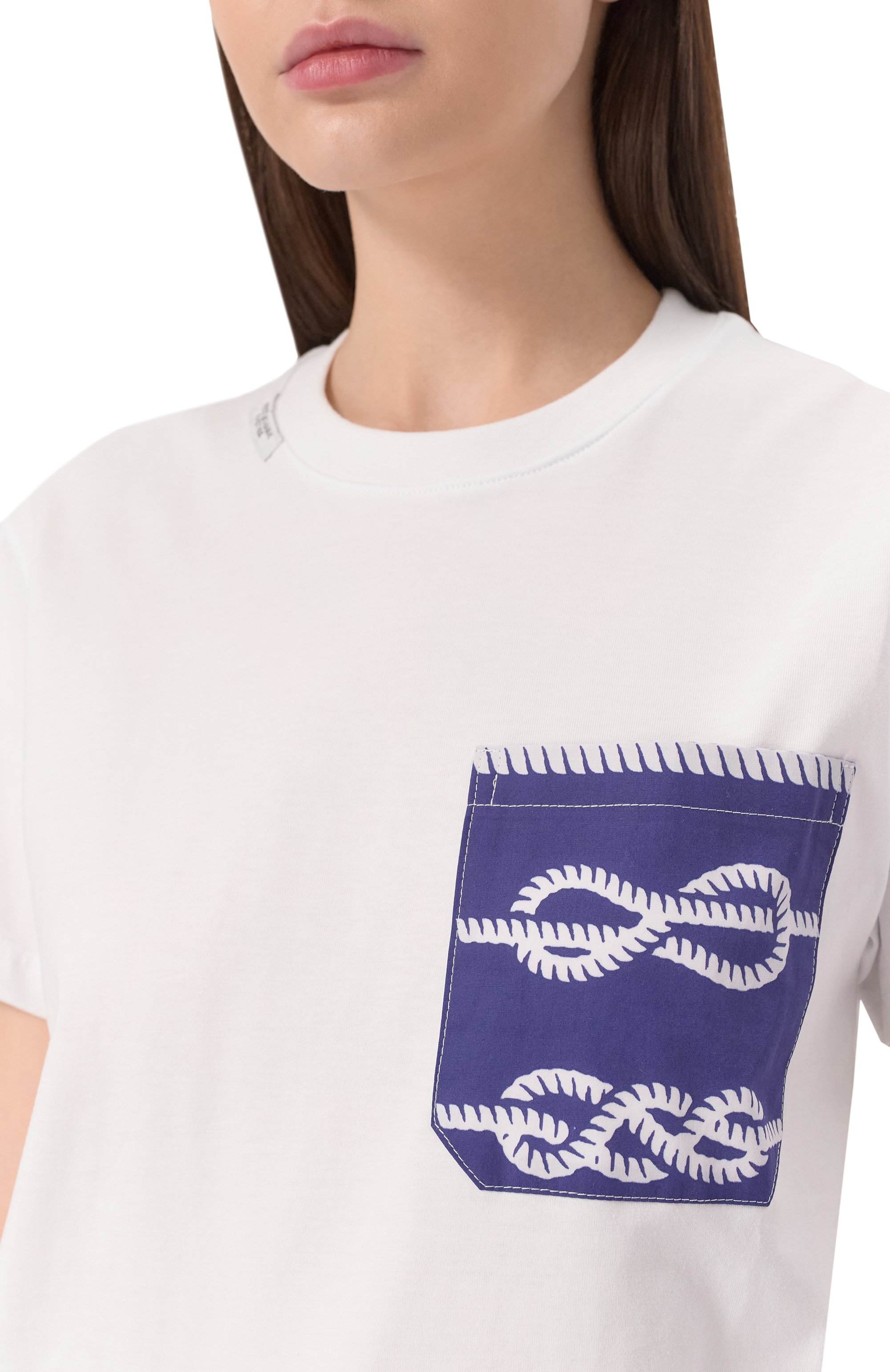 Хлопковая футболка FORTE DEI MARMI COUTURE, арт. 25SF5201, фото 5