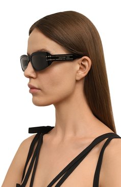 Женские солнцезащитные очки DIOR EYEWEAR черного цвета, арт. DI0RSIGNATURE S9U 10A0 | Фото 2 (Региональные ограничения белый список (Axapta Mercury): Не проставлено; Нос: Не проставлено; Материал: Пластик; Тип очков: С/з; Оптика Гендер: оптика-женское; Очки форма: Прямоугольные)