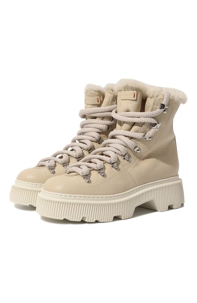 Женские кожаные ботинки SANTONI, арт. WBCI61037BIAPABLI75