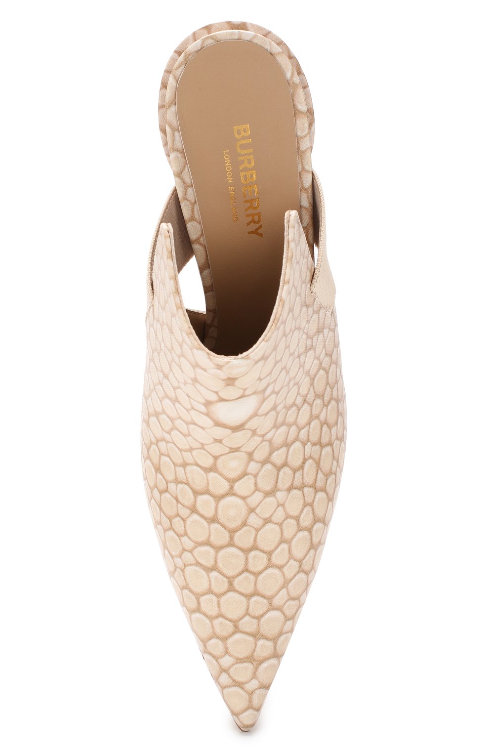 Кожаные мюли BURBERRY, арт. 8020181, фото 5