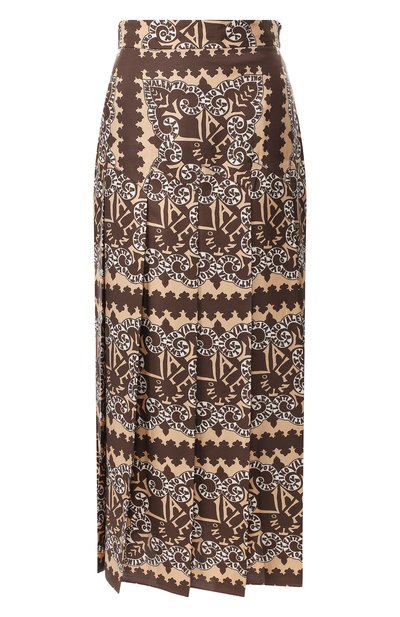 Женская шелковая юбка VALENTINO, арт. RB3RA3V64EQ