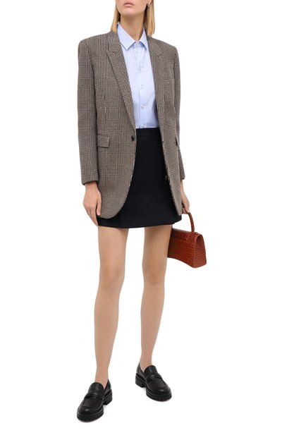 Хлопковая рубашка SAINT LAURENT, арт. 395733/Y3B02, фото 2