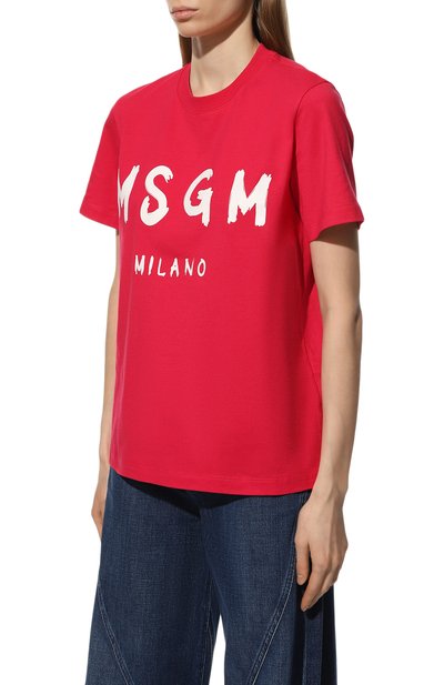 Хлопковая футболка MSGM, арт. 3341MDM510 227798, фото 3