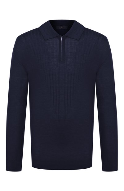 Мужская поло из шерсти и шелка ZILLI, арт. KZP001M0230VZRD00_002