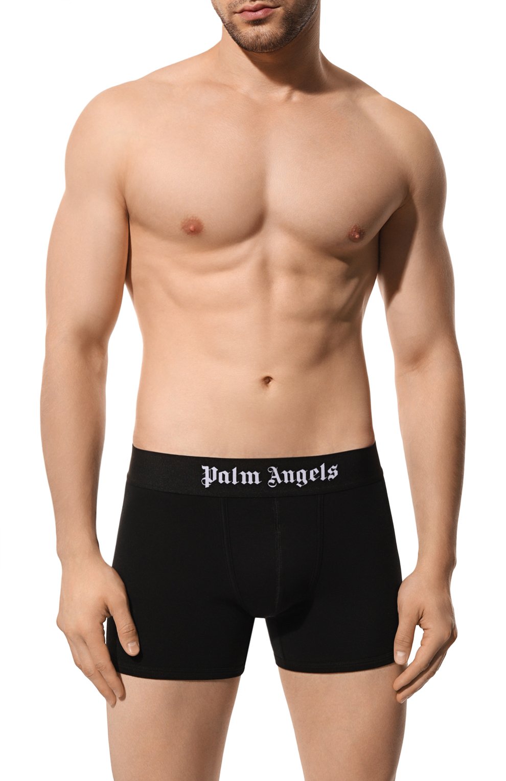 Комплект из двух боксеров PALM ANGELS черно-белого цвета по цене 14500 руб., арт. PMUH003C99FAB008, фото 2 Комплект из двух боксеров PALM ANGELS, арт. PMUH003C99FAB008, фото 2