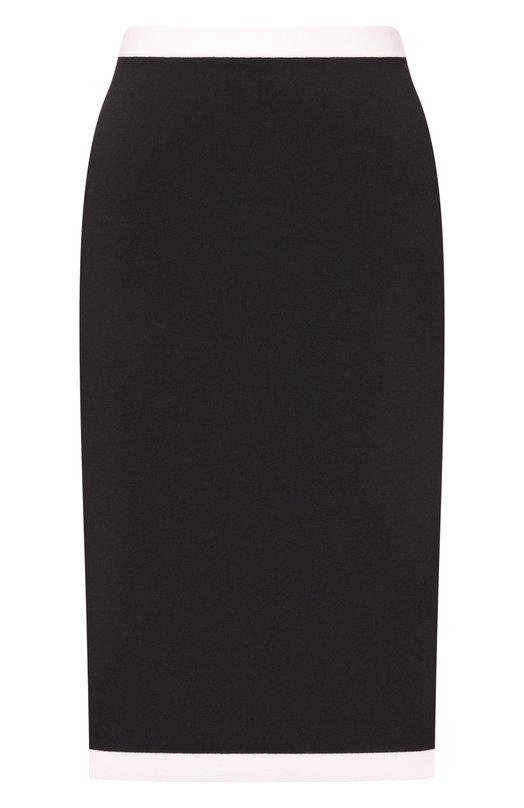 Юбка из хлопка и вискозы Nina Ricci 26PMJU009/ML0596 Чёрный 26PMJU009/ML0596