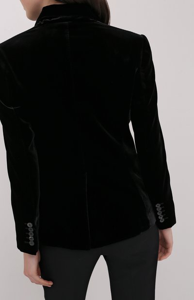Жакет из вискозы TOM FORD черного цвета по цене 239000 руб., арт. GI2735-FAX103, фото 4 Жакет из вискозы TOM FORD, арт. GI2735-FAX103, фото 4