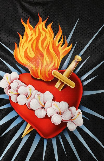 Хлопковая футболка PALM ANGELS, арт. PMAA045S207740151088, фото 5