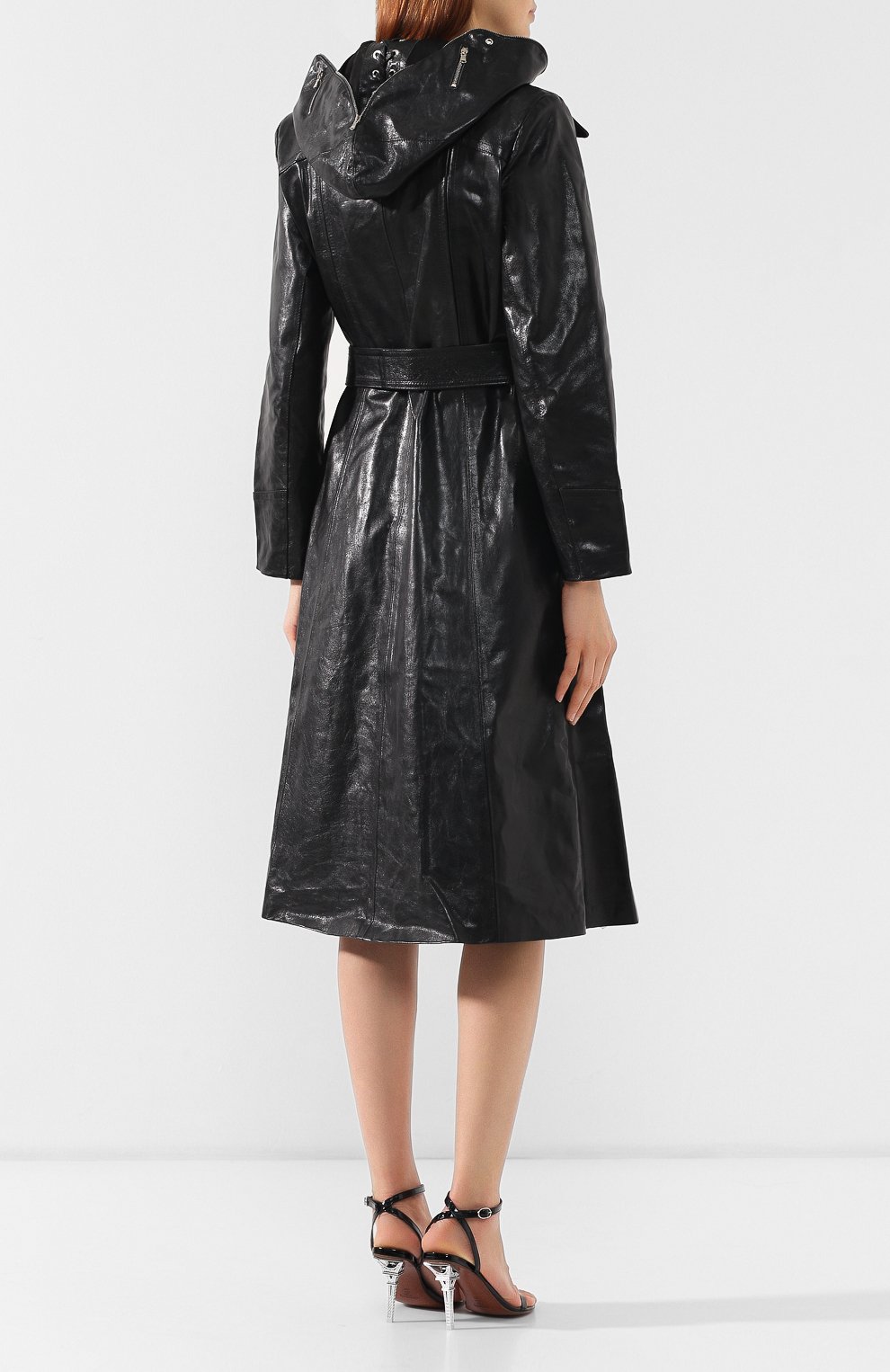 Кожаное пальто VETEMENTS, арт. WSS191002, фото 4