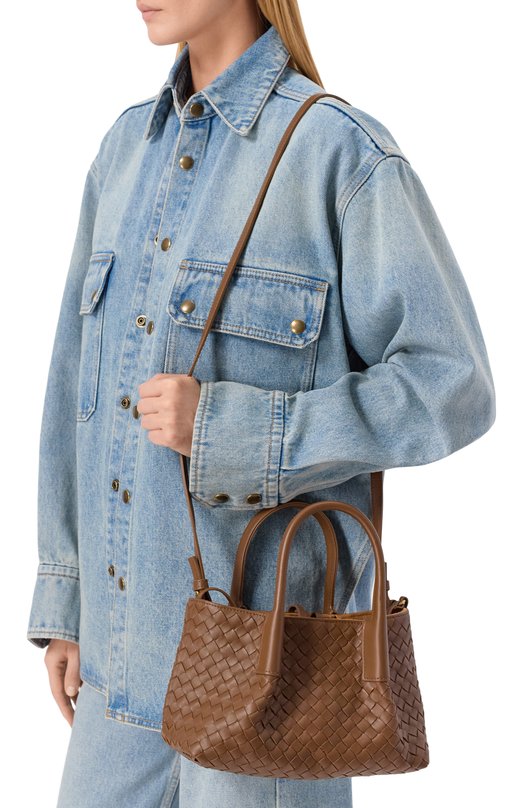 Сумка Pinacoteca small Bottega Veneta 819004/V5AG1 Коричневый  819004/V5AG1 Фото 2