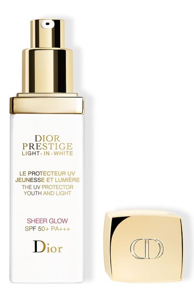 Средство для защиты молодости и сияния dior prestige light-in-white spf 50+ (30ml) DIOR бесцветного цвета по цене 9400 руб., арт. C099693447, фото 2 Средство для защиты молодости и сияния dior prestige light-in-white spf 50+ (30ml) DIOR, арт. C099693447, фото 2