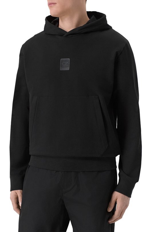 Хлопковое худи C.P. Company 20CLSS009A/006452W Чёрный  20CLSS009A/006452W Фото 3