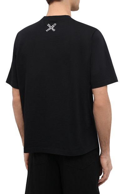 Хлопковая футболка kenzo sport KENZO, арт. FA65TS5024SJ, фото 4