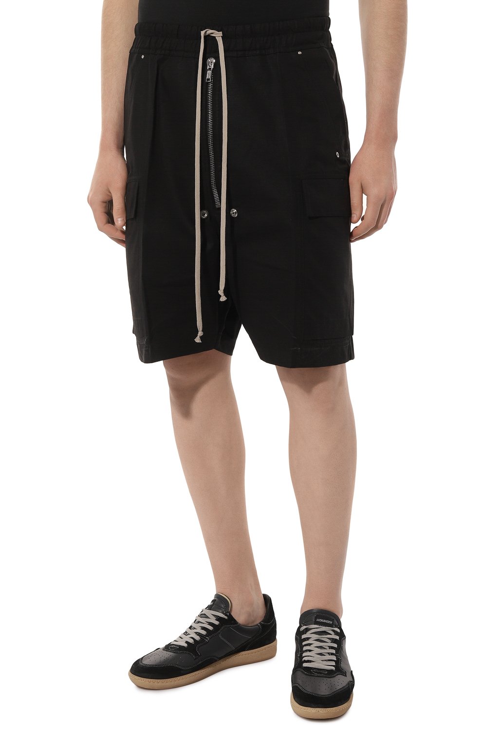 Хлопковые шорты RICK OWENS, арт. RR01C4300/CR, фото 3