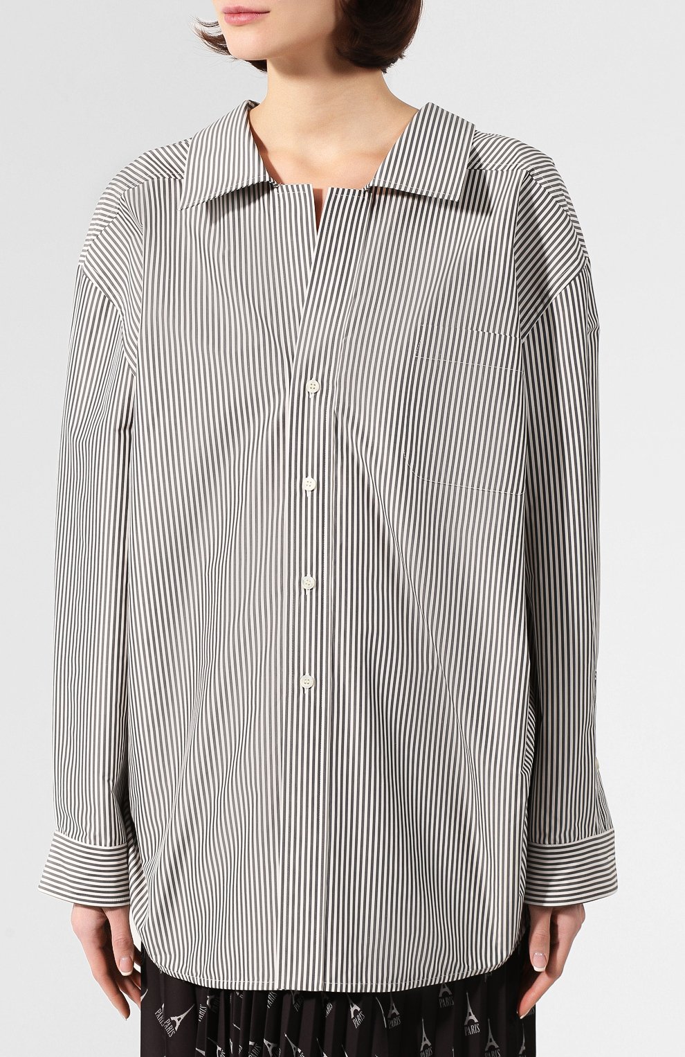 Рубашка в полоску BALENCIAGA, арт. 601836/TFM05, фото 3