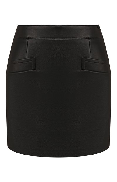 Женская кожаная юбка SAINT LAURENT, арт. 611752/YC2ZZ