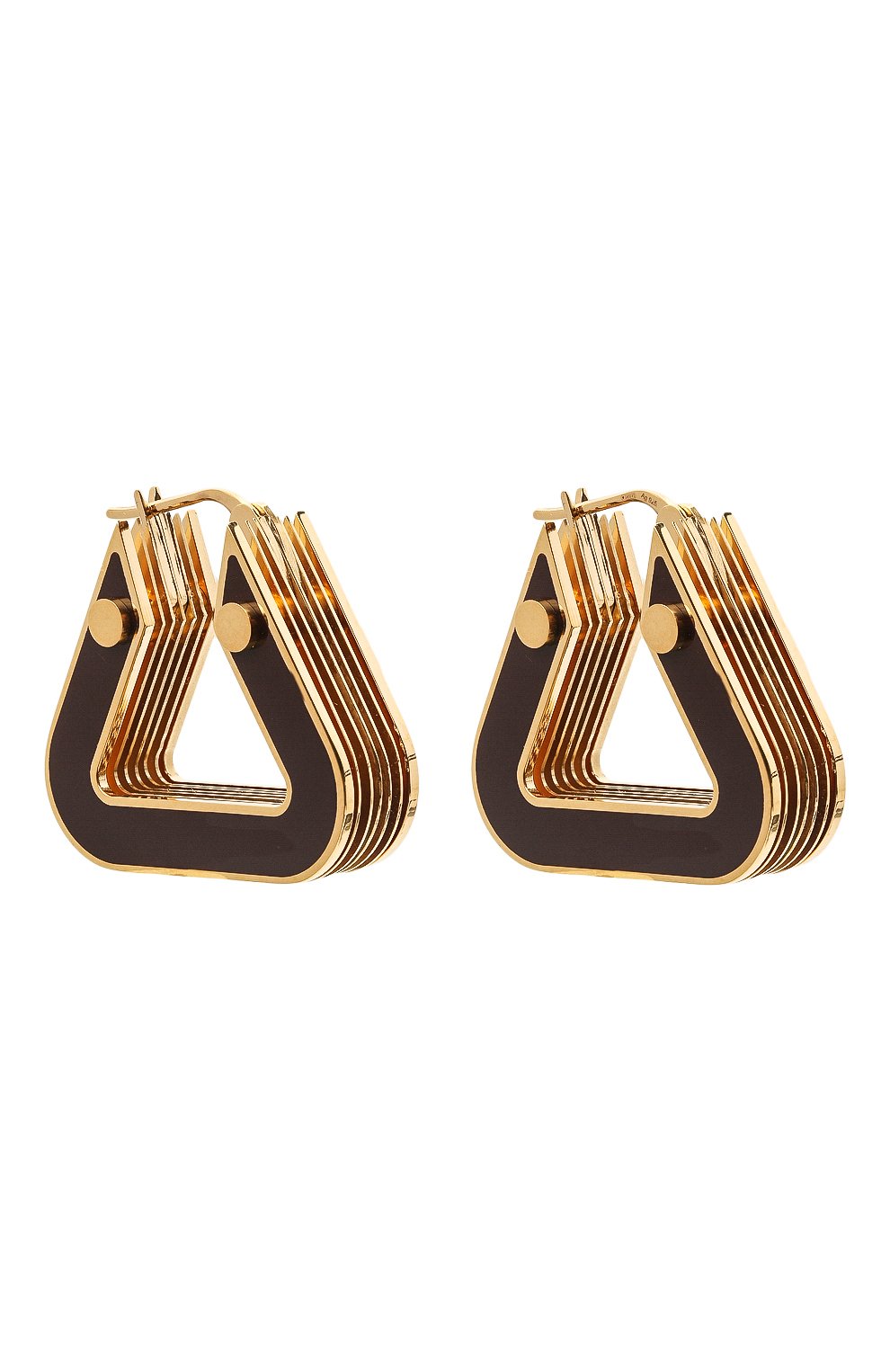 Серьги BOTTEGA VENETA бордового цвета по цене 184000 руб., арт. 665796/VAHU4, фото 3 Серьги BOTTEGA VENETA, арт. 665796/VAHU4, фото 3