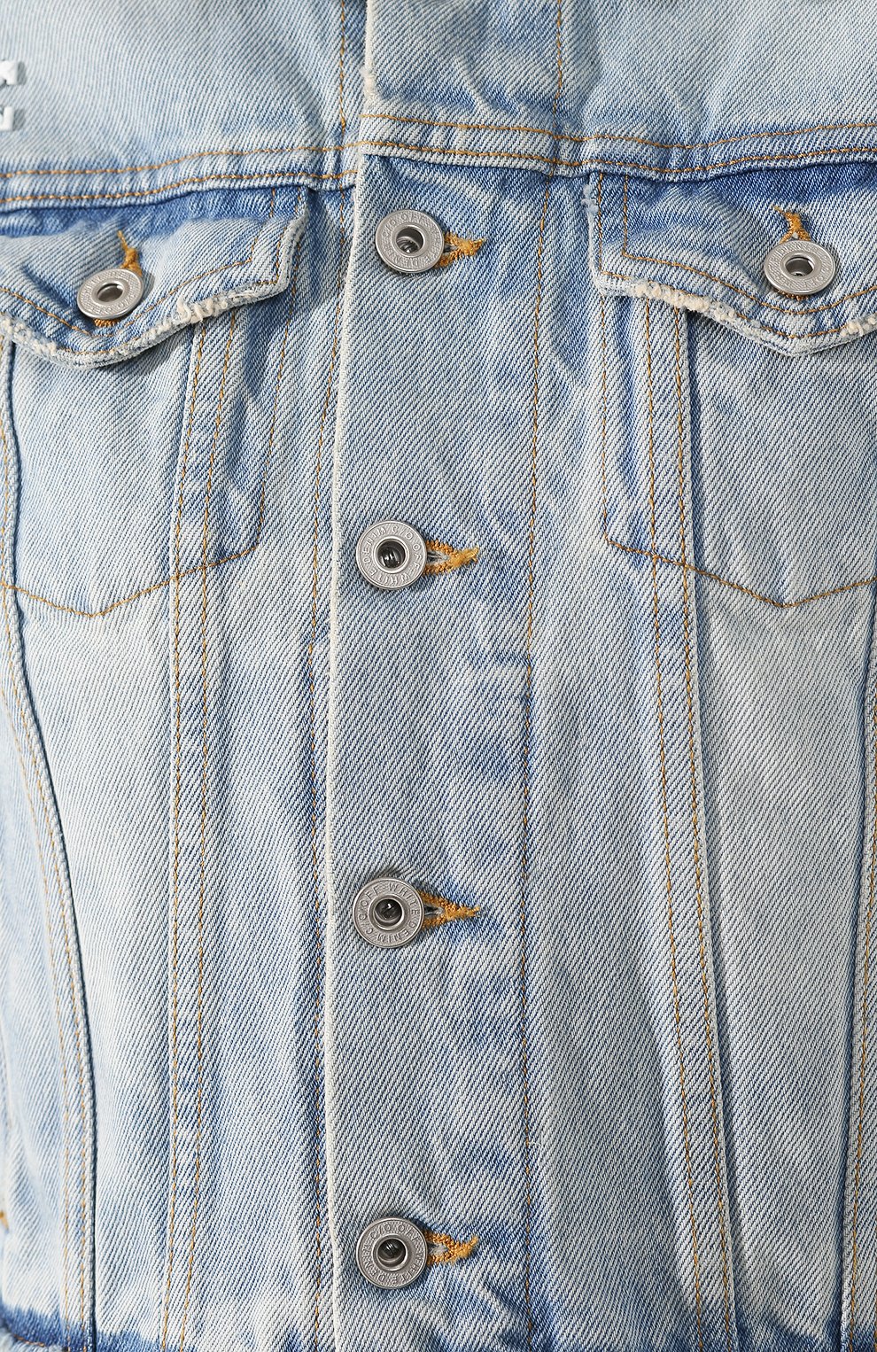 Джинсовая куртка OFF-WHITE светло-голубого цвета по цене 42550 руб., арт. 0WYE008R197730577100, фото 5 Джинсовая куртка OFF-WHITE, арт. 0WYE008R197730577100, фото 5