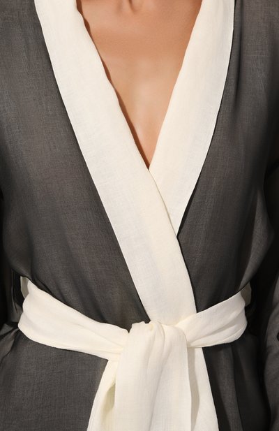 Халат изо льна и шелка MAURIZIO, арт. MZW307130775, фото 5