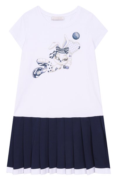 Хлопковое платье MONNALISA, арт. 19E916