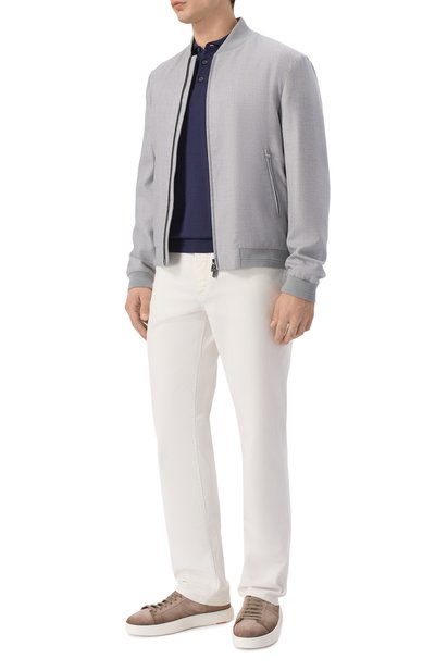 Хлопковое поло ANDREA CAMPAGNA, арт. M5426-8056, фото 2