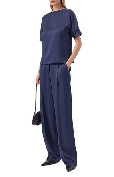 Шелковые брюки GIORGIO ARMANI, арт. GW002793/TE10101, фото 2