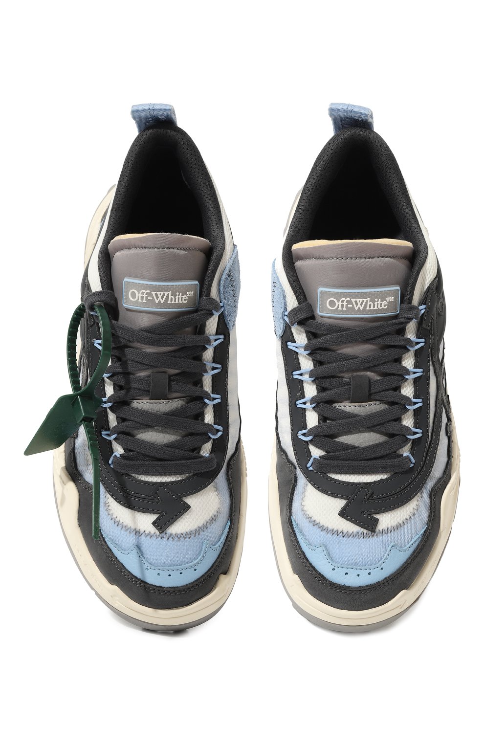 Комбинированные кроссовки odsy-1000 OFF-WHITE, арт. 0MIA139F23FAB001, фото 6