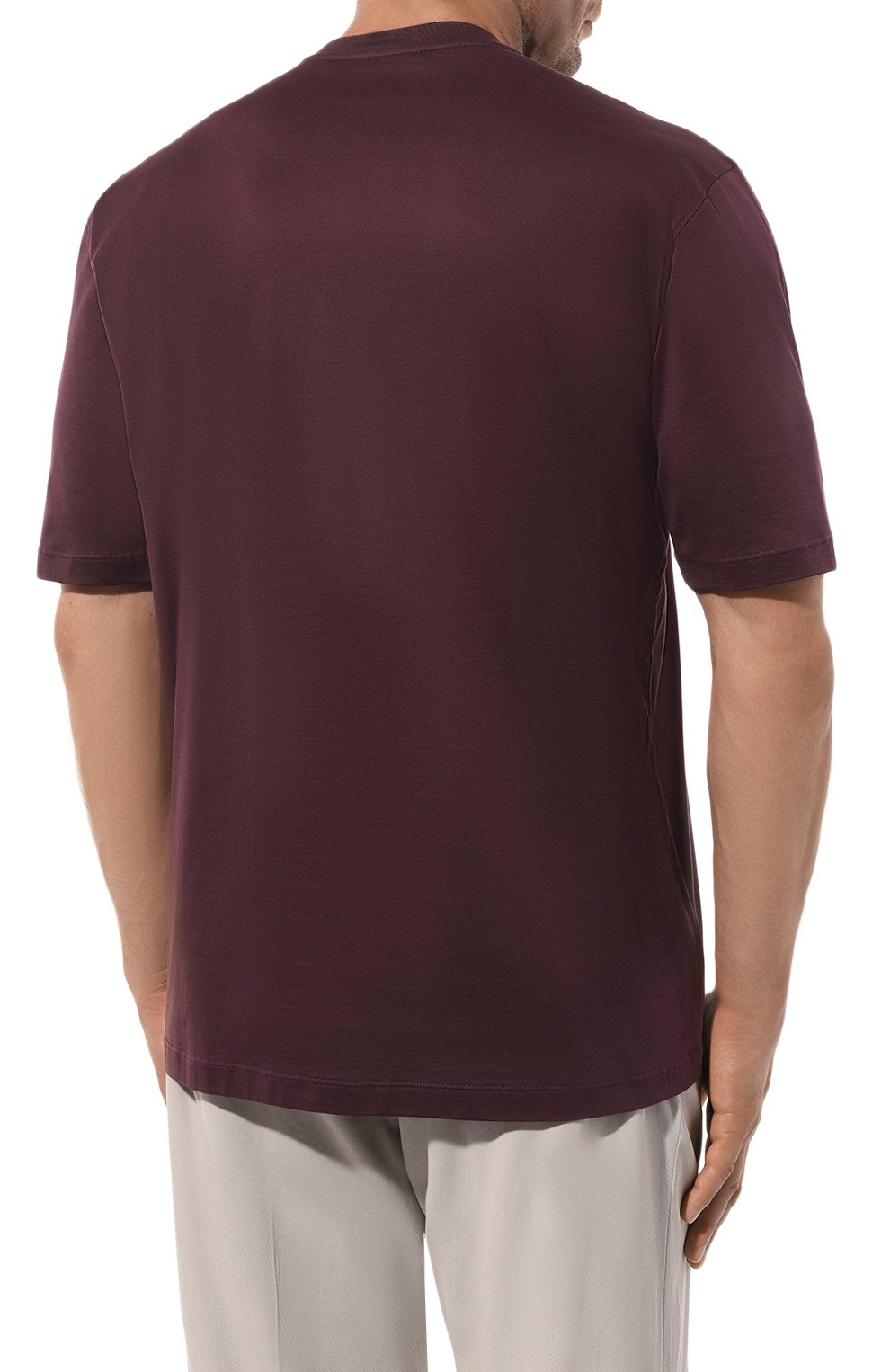 Хлопковая футболка ZILLI, арт. TSR001M0110VFST00/62, фото 4