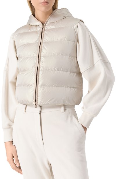 Пуховый жилет BRUNELLO CUCINELLI, арт. ML1597770, фото 4