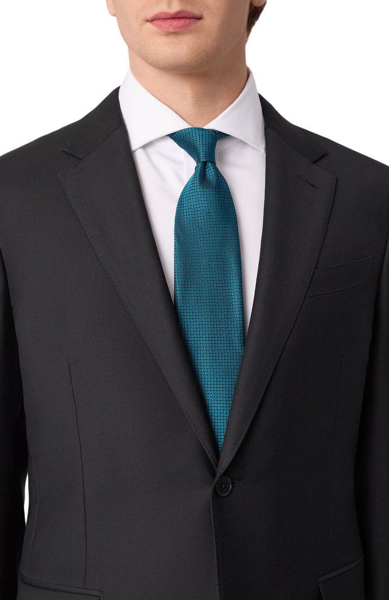 Шелковый галстук ZEGNA, арт. 1P8/Z9D80TA9, фото 1