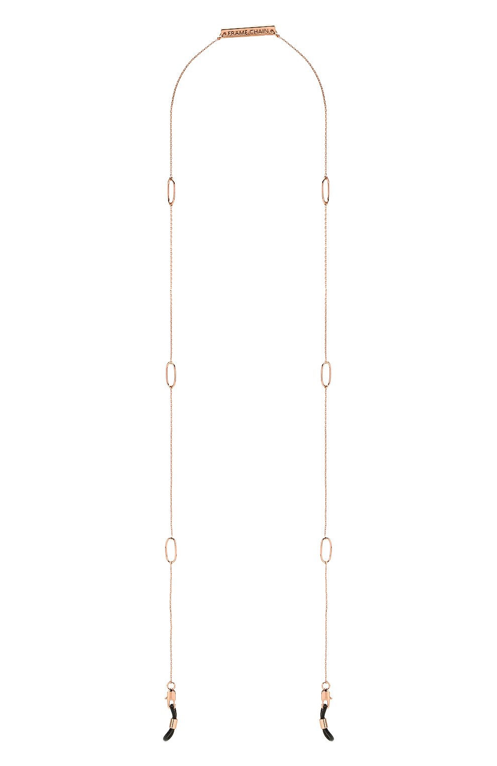 Цепочка для очков FRAME CHAIN розового цвета по цене 12700 руб., арт. JACKIE 0H, фото 1 Цепочка для очков FRAME CHAIN, арт. JACKIE 0H, фото 1