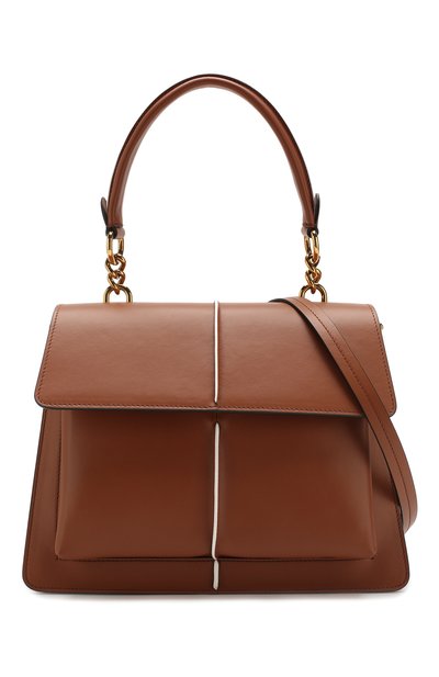 Сумка attaché MARNI коричневого цвета по цене 217000 руб., арт. BMMP0018Y2/LV589, фото 5 Сумка attaché MARNI, арт. BMMP0018Y2/LV589, фото 5