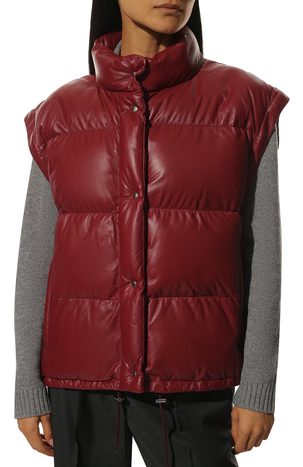 Кожаный пуховик PRADA, арт. 58A050-FLY-F0383, фото 6