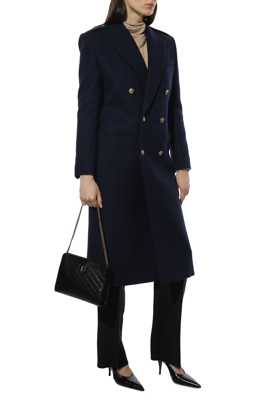 Сумка victoire SAINT LAURENT черного цвета по цене 152000 руб., арт. 657361/18V07, фото 3 Сумка victoire SAINT LAURENT, арт. 657361/18V07, фото 3