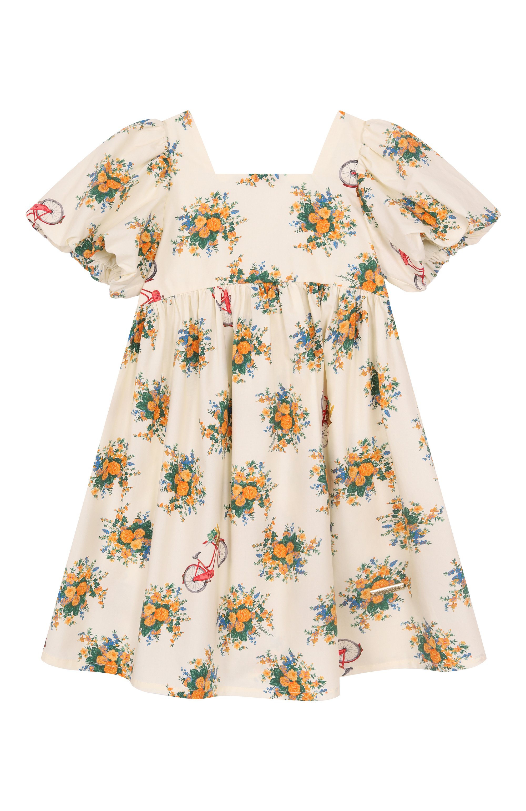 Хлопковое платье MOSCHINO, арт. HDV0G0/LLB56/4-8, фото 1