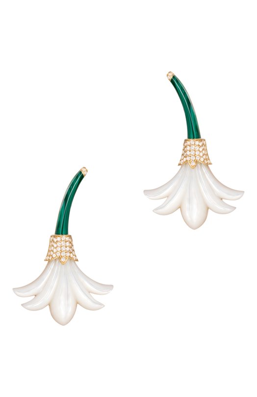 Серьги L'Atelier Nawbar E119WMM Бесцветный E119WMM